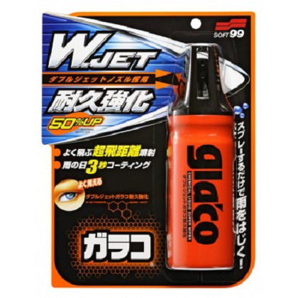 Xịt phủ Nano chống nước mưa tức thì Soft 99 Glaco “w” jet Strong 